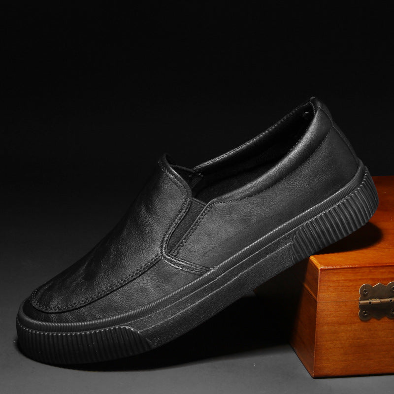 Boulevard Leather Slip-On