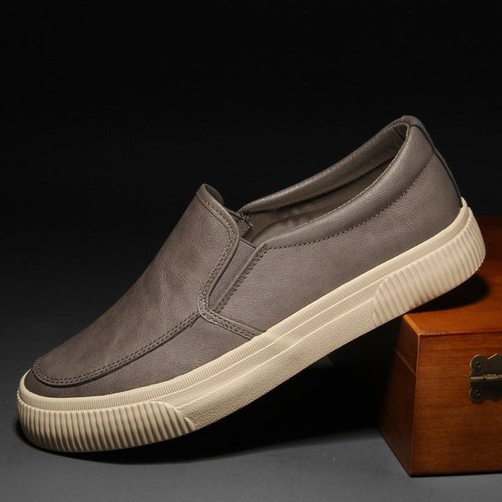 Boulevard Leather Slip-On